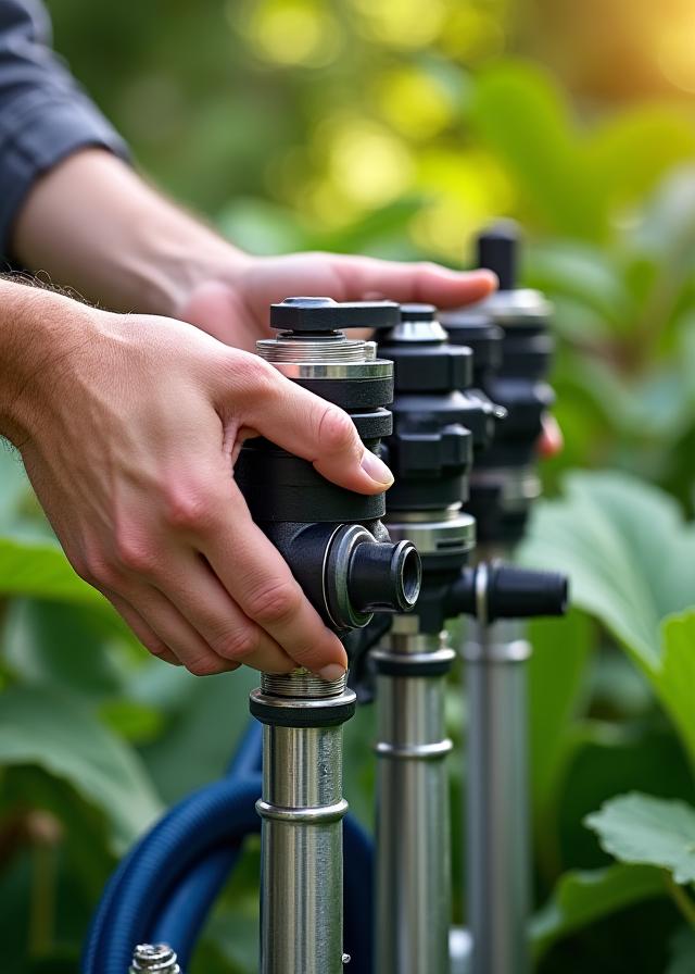Servizio di manutenzione filtri e pompe per giardini